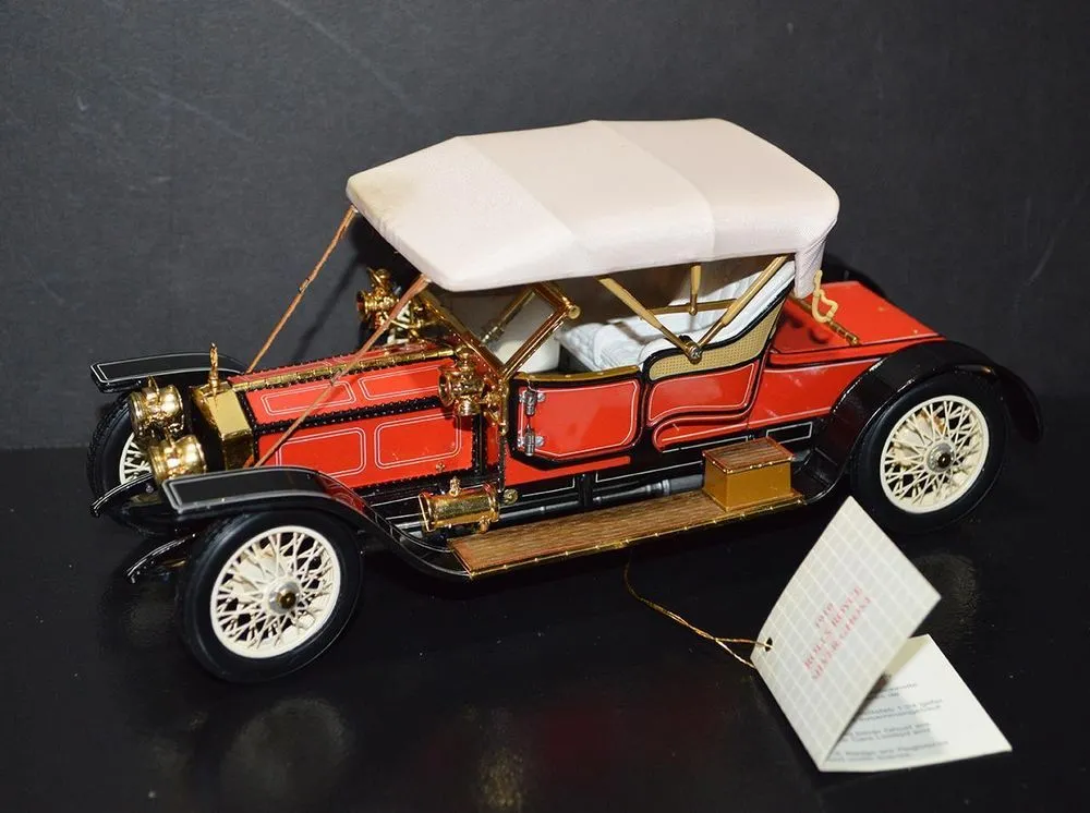 52826 franklin mint car certificate