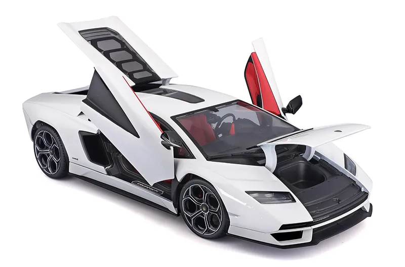 52827 diecast lamborghini countach white budget