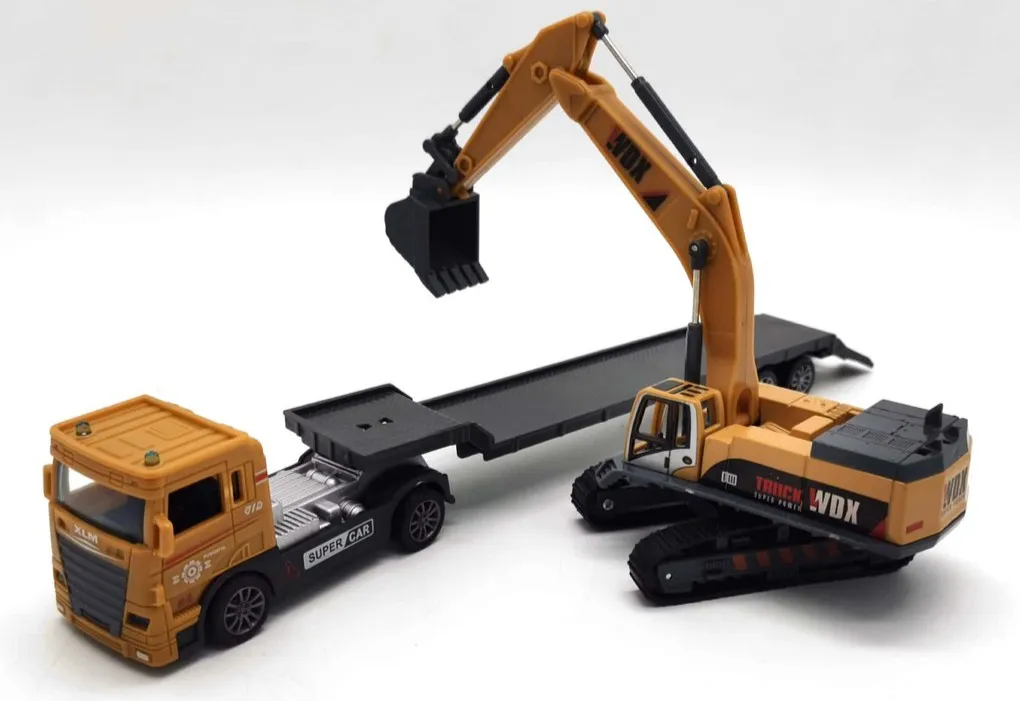 52834 diecast truck trailer detail