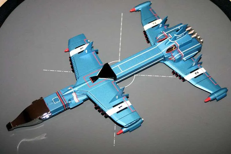 52848 thunderbirds zero x diecast model collection