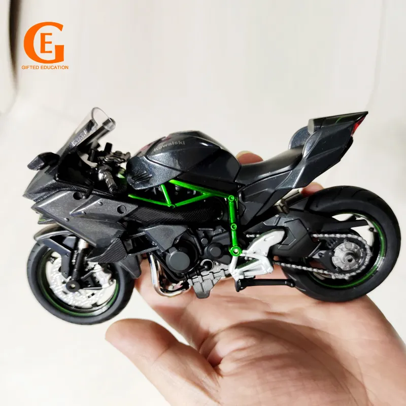 52876 kawasaki ninja h2r diecast model 3