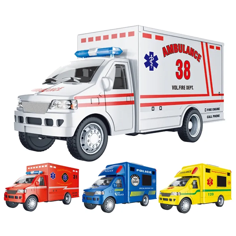 52895 diecast police car model