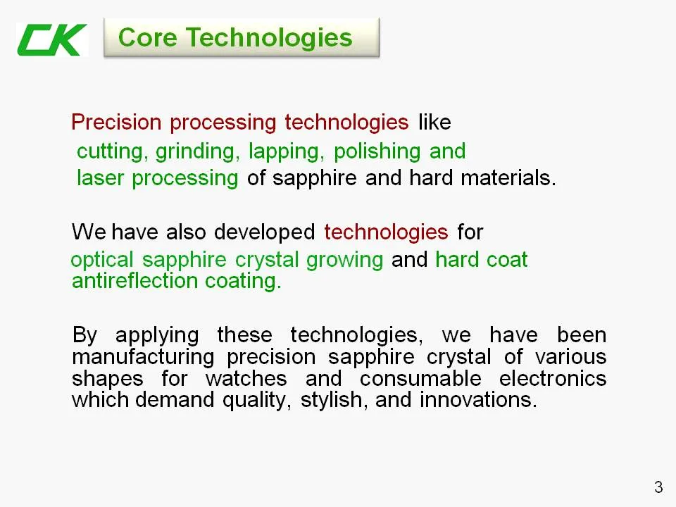 52915 ck diecast operational features