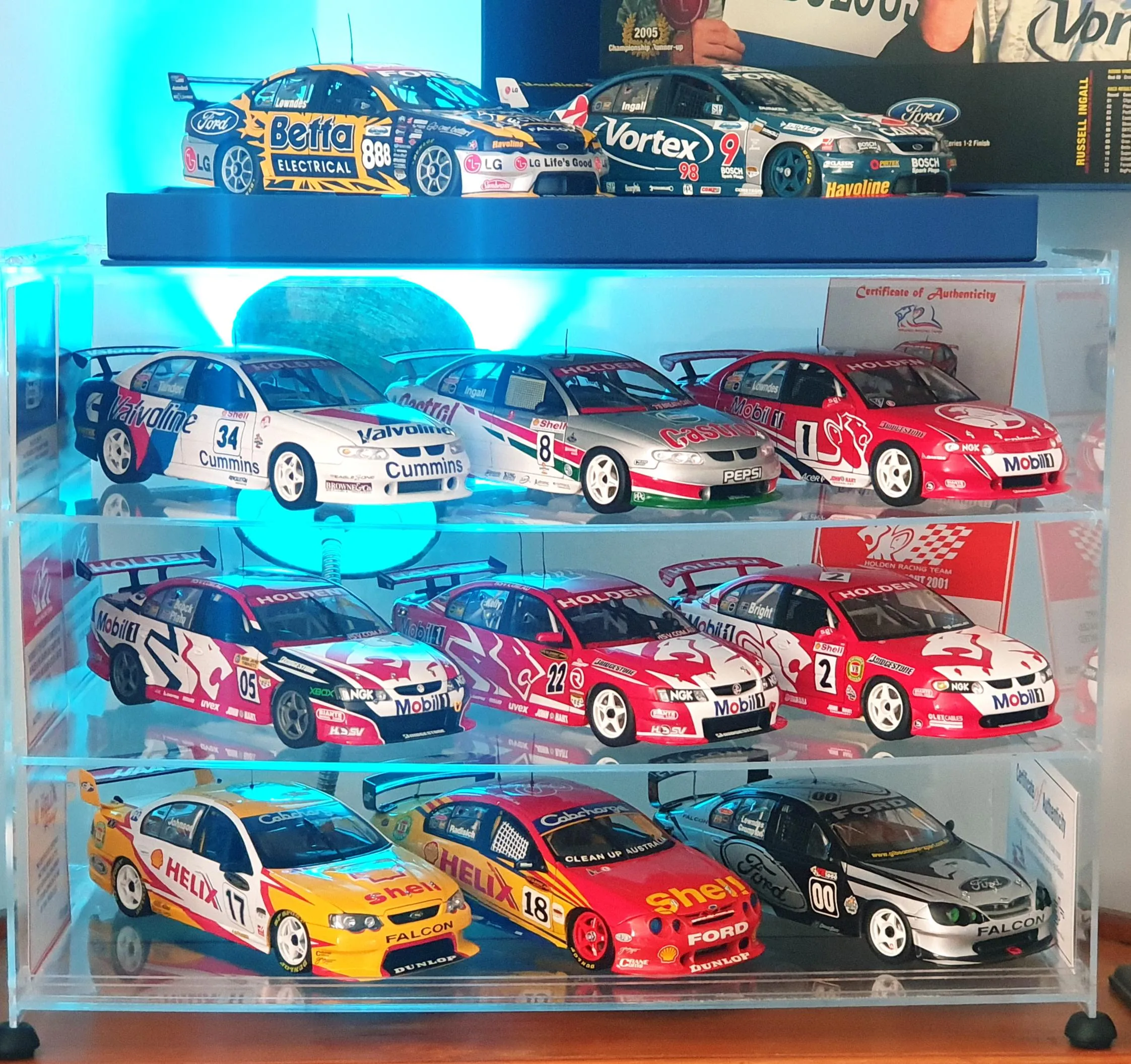 52959 diecast car display