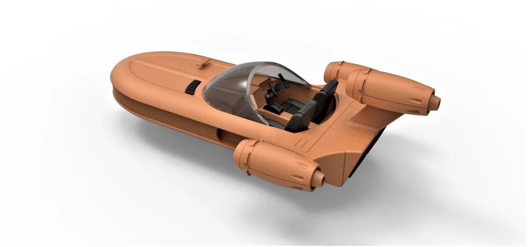 53005 vintage star wars landspeeder grading