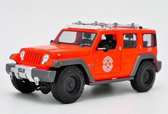 53035 orange jeep wrangler diecast 3