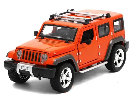 53035 orange jeep wrangler diecast 6